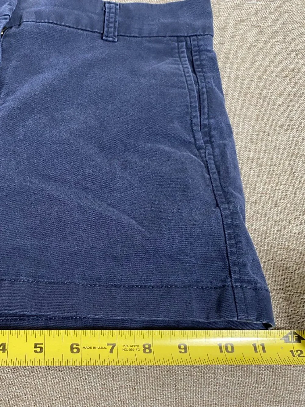 J. Crew Chino Shorts Women's 6 Mid Rise Blue Casual